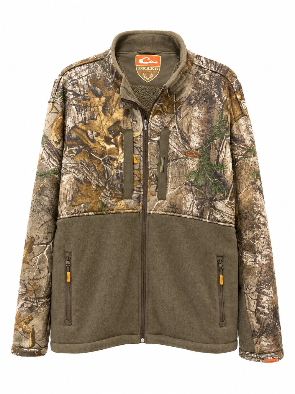 Drake Non-Typical Guardian Flex Full Zip Realtree Camo Hunting Jacket